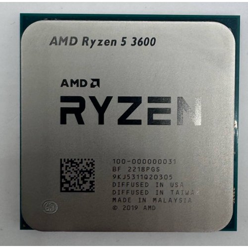 Процесор AMD Ryzen 5 3600 3.6(4.2)GHz 32MB sAM4 Tray (100-000000031) (Відновлено продавцем, 893813) купити в Україні: Київ, Львів, Хмельницький, Тернопіль, Івано-Франківськ | Перевірка сумісності, низька ціна, відгуки, характеристики від TELEMART фото
