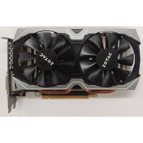 Видеокарта Zotac GeForce GTX 1060 AMP! Edition 6144MB (ZT-P10600B-10M) (Восстановлено продавцом, 893852) купить в Украине: Киев, Днепр, Харьков, Одесса  | Проверка совместимости, низкая цена, отзывы, характеристики от TELEMART фото