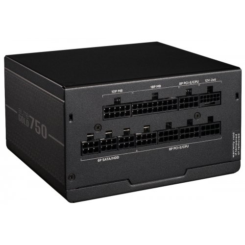 Блок питания Cooler Master Elite Gold 750W ATX 3.1 (MPX-7505-AFAG-BEU) купить в Украине: Киев, Днепр, Харьков, Одесса  | Проверка совместимости, низкая цена, отзывы, характеристики от TELEMART фото