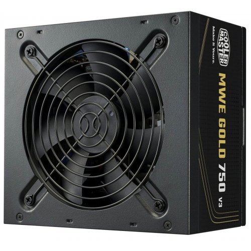 Блок питания Cooler Master MWE Gold V3 750W ATX 3.1 (MPE-7506-ACAG-BEU) купить в Украине: Киев, Днепр, Харьков, Одесса  | Проверка совместимости, низкая цена, отзывы, характеристики от TELEMART фото