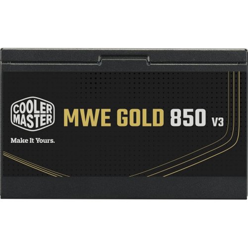 Блок питания Cooler Master MWE Gold V3 850W ATX 3.1 (MPE-8506-ACAG-BEU) купить в Украине: Киев, Днепр, Харьков, Одесса  | Проверка совместимости, низкая цена, отзывы, характеристики от TELEMART фото