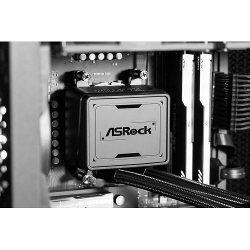 Готовая СВО AsRock Challenger Pure 360 Black купить в Украине: Киев, Днепр, Харьков, Одесса  | Проверка совместимости, низкая цена, отзывы, характеристики от TELEMART фото