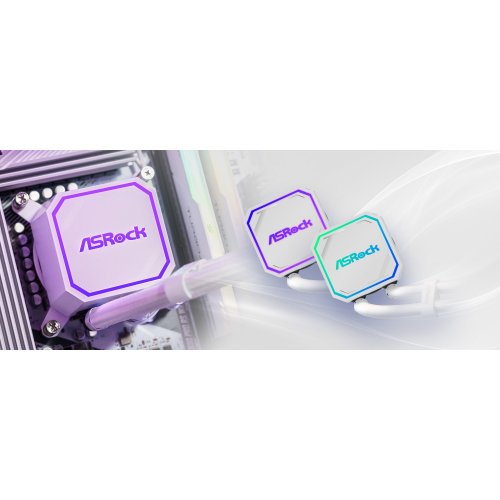 Готовая СВО AsRock Pro 360 ARGB White купить в Украине: Киев, Днепр, Харьков, Одесса  | Проверка совместимости, низкая цена, отзывы, характеристики от TELEMART фото