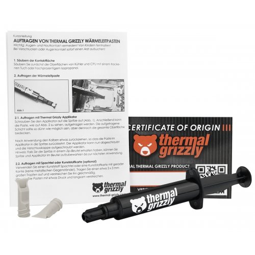Термопаста Thermal Grizzly Kryonaut Extreme 6g (TG-KE-006-R) купить в Украине: Киев, Днепр, Харьков, Одесса  | Низкая цена, отзывы, характеристики от TELEMART фото