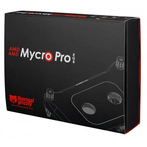 Водоблок Thermal Grizzly Mycro Pro AM5 (TG-MY-P-RGB-AMD-AM5) купить в Украине: Киев, Днепр, Харьков, Одесса  | Низкая цена, отзывы, характеристики от TELEMART фото