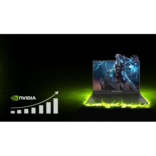 Ноутбук Dream Machines RT5070-15 (RT5070-15UA23) Black купить в Украине: Киев, Днепр, Харьков, Одесса  | Низкая цена, отзывы, характеристики от TELEMART фото