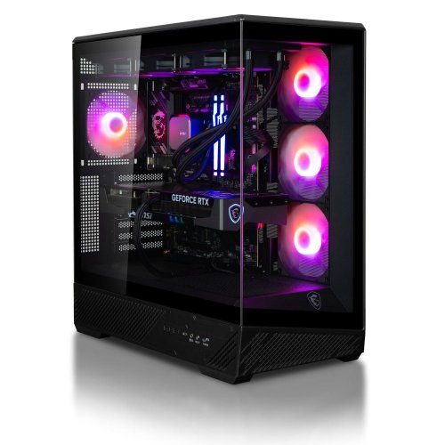 Компьютер Dragon Lucky Nyx Powered_by MSI (RTX 5080SHAD+R7 9800X3D) Black купить в Украине: Киев, Днепр, Харьков, Одесса  | Низкая цена, отзывы, характеристики от TELEMART фото