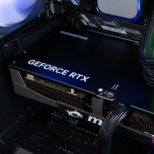 Компьютер Dragon Lucky Nyx Powered_by MSI (RTX 5080SHAD+R7 9800X3D) Black купить в Украине: Киев, Днепр, Харьков, Одесса  | Низкая цена, отзывы, характеристики от TELEMART фото
