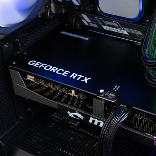 Компьютер Dragon Lucky Nyx Powered_by MSI (RTX 5080SHAD+R7 9800X3D) Black купить в Украине: Киев, Днепр, Харьков, Одесса  | Низкая цена, отзывы, характеристики от TELEMART фото