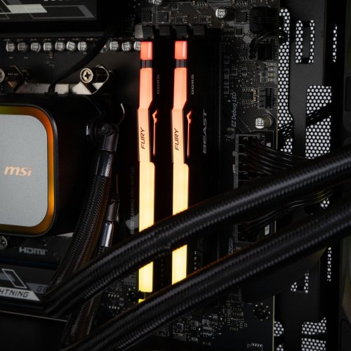 Компьютер Dragon Lucky Nyx Powered_by MSI (RTX 5080SHAD+R7 9800X3D) Black купить в Украине: Киев, Днепр, Харьков, Одесса  | Низкая цена, отзывы, характеристики от TELEMART фото
