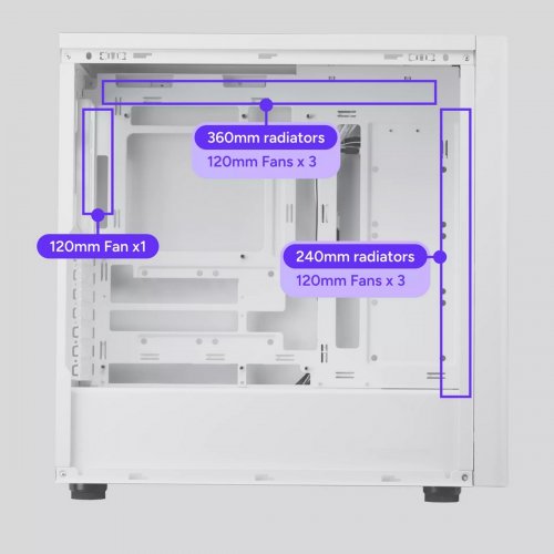 Корпус Cooler Master Elite 502 Tempered Glass без БЖ (E502-KGNN-S00) Black купити в Україні | Telemart фото