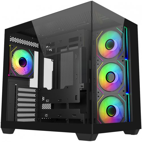 Корпус Cooler Master Elite 681 Tempered Glass без БЖ (E681-KHNN-S00) Black купити в Україні | Telemart фото