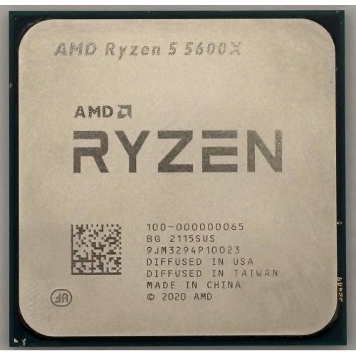 Процесор AMD Ryzen 5 5600X 3.7(4.6)GHz 32MB sAM4 Tray (100-000000065) (Відновлено продавцем, 894047) купити в Україні: Київ, Львів, Хмельницький, Тернопіль, Івано-Франківськ | Перевірка сумісності, низька ціна, відгуки, характеристики від TELEMART фото