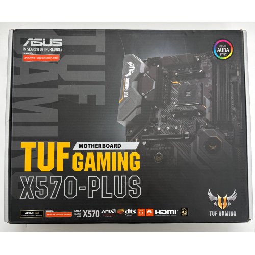 Материнська плата Asus TUF GAMING X570-PLUS (sAM4, AMD X570) (Відновлено продавцем, 894071) купити в Україні: Київ, Львів, Хмельницький, Тернопіль, Івано-Франківськ | Перевірка сумісності, низька ціна, відгуки, характеристики від TELEMART фото