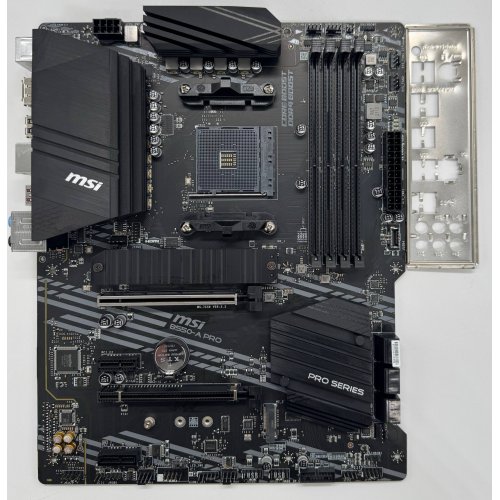 Материнская плата MSI B550-A PRO (sAM4, AMD B550) (Восстановлено продавцом, 894073) купить в Украине: Киев, Днепр, Харьков, Одесса  | Проверка совместимости, низкая цена, отзывы, характеристики от TELEMART фото