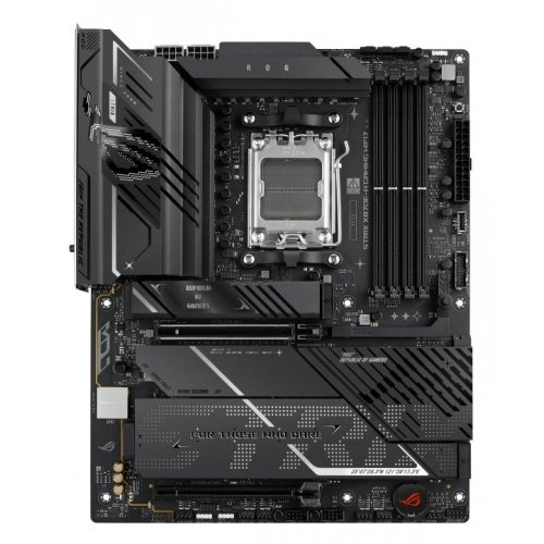 Уценка материнская плата Asus ROG STRIX X870E-H GAMING WIFI7 (sAM5, AMD X870E) (Вскрытая упаковка, 894074) купить в Украине: Киев, Днепр, Харьков, Одесса  | Проверка совместимости, низкая цена, отзывы, характеристики от TELEMART фото