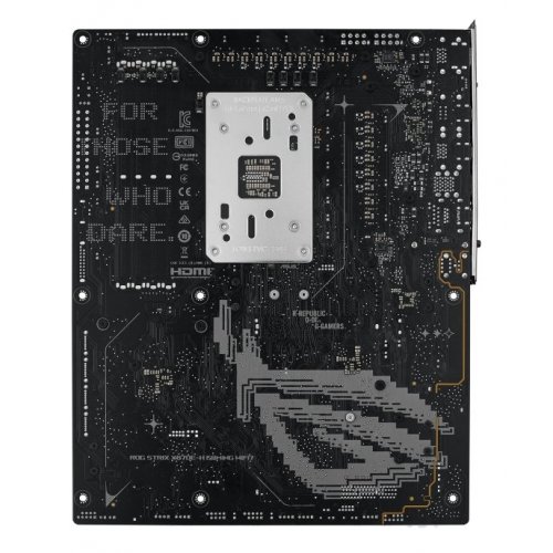 Уценка материнская плата Asus ROG STRIX X870E-H GAMING WIFI7 (sAM5, AMD X870E) (Вскрытая упаковка, 894074) купить в Украине: Киев, Днепр, Харьков, Одесса  | Проверка совместимости, низкая цена, отзывы, характеристики от TELEMART фото
