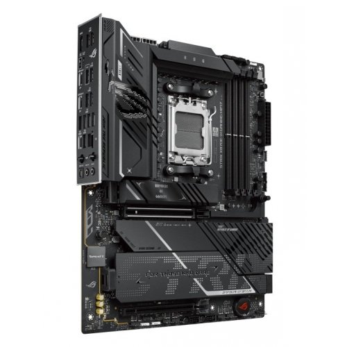 Уценка материнская плата Asus ROG STRIX X870E-H GAMING WIFI7 (sAM5, AMD X870E) (Вскрытая упаковка, 894074) купить в Украине: Киев, Днепр, Харьков, Одесса  | Проверка совместимости, низкая цена, отзывы, характеристики от TELEMART фото