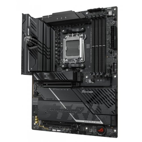 Уценка материнская плата Asus ROG STRIX X870E-H GAMING WIFI7 (sAM5, AMD X870E) (Вскрытая упаковка, 894074) купить в Украине: Киев, Днепр, Харьков, Одесса  | Проверка совместимости, низкая цена, отзывы, характеристики от TELEMART фото