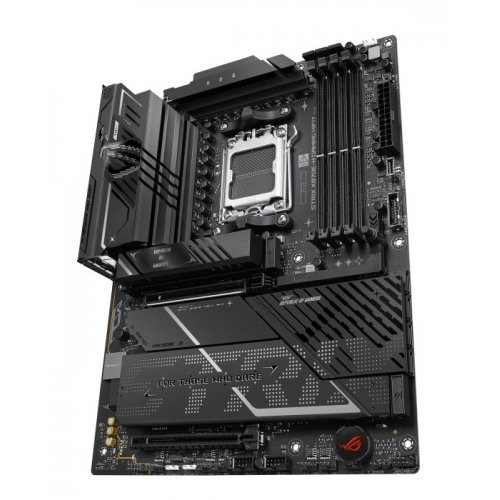 Уценка материнская плата Asus ROG STRIX X870E-H GAMING WIFI7 (sAM5, AMD X870E) (Вскрытая упаковка, 894074) купить в Украине: Киев, Днепр, Харьков, Одесса  | Проверка совместимости, низкая цена, отзывы, характеристики от TELEMART фото