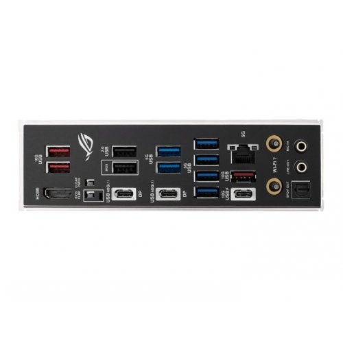 Уценка материнская плата Asus ROG STRIX X870E-H GAMING WIFI7 (sAM5, AMD X870E) (Вскрытая упаковка, 894074) купить в Украине: Киев, Днепр, Харьков, Одесса  | Проверка совместимости, низкая цена, отзывы, характеристики от TELEMART фото