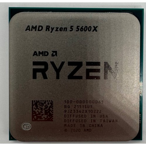 Процесор AMD Ryzen 5 5600X 3.7(4.6)GHz 32MB sAM4 Tray (100-000000065) (Відновлено продавцем, 894076) купити в Україні: Київ, Львів, Хмельницький, Тернопіль, Івано-Франківськ | Перевірка сумісності, низька ціна, відгуки, характеристики від TELEMART фото
