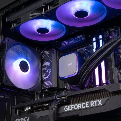 Компьютер Dragon Lucky Spectre Powered_by MSI (RTX 5080 - R7 7800X3D) Black купить в Украине | Telemart фото