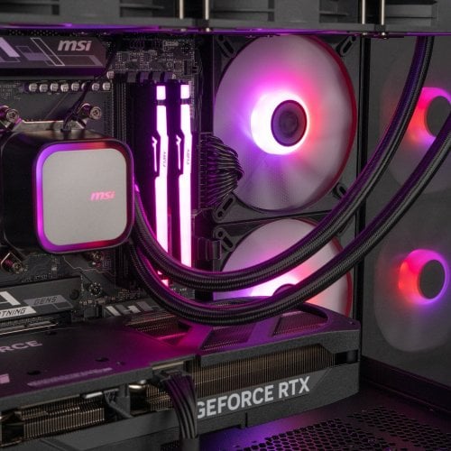 Компьютер Dragon Lucky Spectre Powered_by MSI (RTX 5080 - R7 7800X3D) Black купить в Украине | Telemart фото