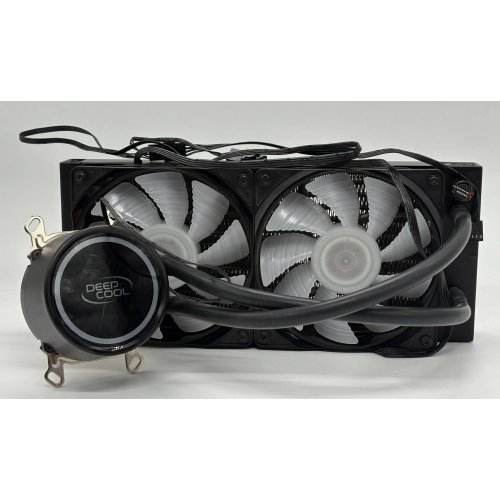 Готова сво Deepcool GAMMAXX L240T (DP-H12RF-GL240TW) White (Відновлено продавцем, 894085) купити в Україні: Київ, Львів, Хмельницький, Тернопіль, Івано-Франківськ | Перевірка сумісності, низька ціна, відгуки, характеристики від TELEMART фото