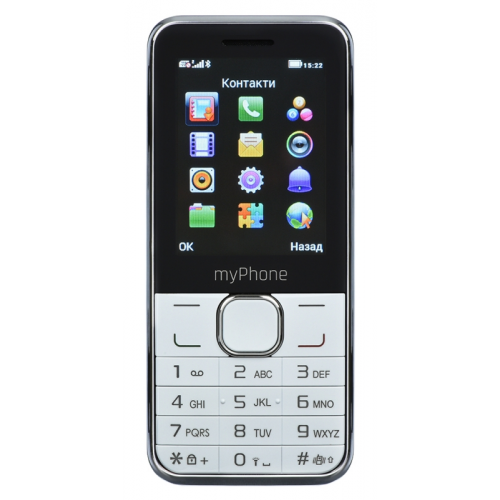 Купити Мобільний телефон myPhone Classic DualSim (TEL000371) White - ціна в Києві, Львові, Вінниці, Хмельницькому, Франківську, Україні | інтернет-магазин TELEMART.UA фото