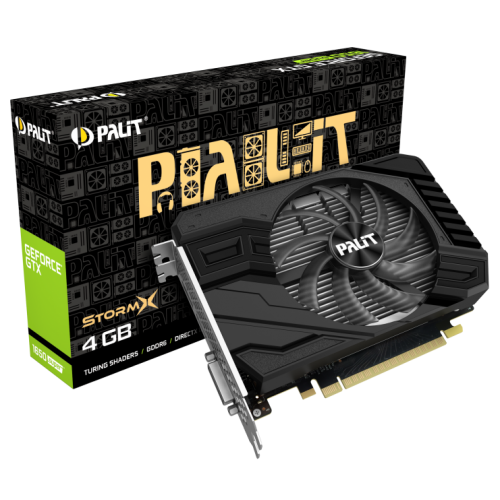 Відеокарта Palit GeForce GTX 1650 SUPER StormX 4096MB (NE6165S018G1-166F) (Відновлено продавцем, 894097) купити в Україні: Київ, Львів, Хмельницький, Тернопіль, Івано-Франківськ | Перевірка сумісності, низька ціна, відгуки, характеристики від TELEMART фото