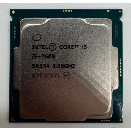 Процессор Intel Core i5-7600 3.5(4.1)GHz 6MB s1151 Tray (CM8067702868011) (Восстановлено продавцом, 894106) купить в Украине: Киев, Днепр, Харьков, Одесса  | Проверка совместимости, низкая цена, отзывы, характеристики от TELEMART фото