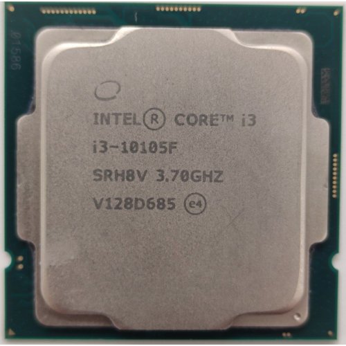 Процессор Intel Core i3-10105F 3.7(4.4)GHz 6MB s1200 Tray (CM8070104291323) (Восстановлено продавцом, 894114) купить в Украине: Киев, Днепр, Харьков, Одесса  | Проверка совместимости, низкая цена, отзывы, характеристики от TELEMART фото