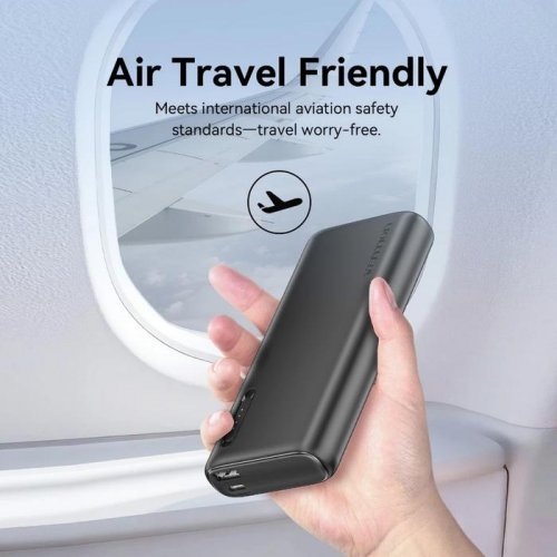 Powerbank Vention 9500mAh 15W (I17B0) Black купити в Україні: Київ, Львів, Хмельницький, Тернопіль, Івано-Франківськ | Низька ціна, відгуки, характеристики від TELEMART фото