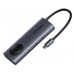 USB-хаб Vention USB Type-C 6 in 1 (TPMHB) Gray
