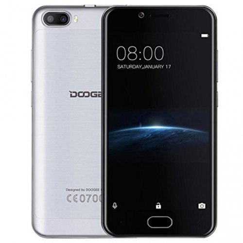Мобільний телефон Doogee Shoot 2 2/16GB (6924351609429) Silver купити в Україні: Київ, Львів, Хмельницький, Тернопіль, Івано-Франківськ | Низька ціна, відгуки, характеристики від TELEMART фото