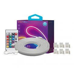 Світлодіодна неонова стрічка Vention Silicone Neon LED Strip Lights with IR Remote 5V 2m (PAEWH)