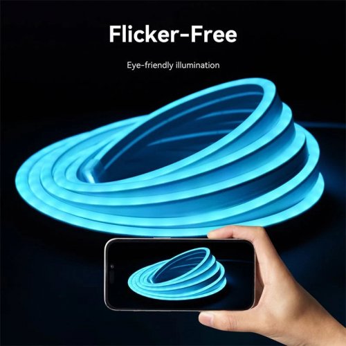 Світлодіодна неонова стрічка Vention Silicone Neon LED Strip Lights with IR Remote 5V 2m (PAEWH) купити в Україні: Київ, Львів, Хмельницький, Тернопіль, Івано-Франківськ | Низька ціна, відгуки, характеристики від TELEMART фото