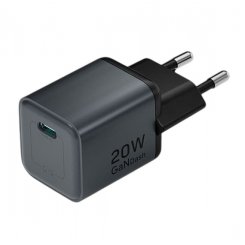 Мережевий зарядний пристрій Vention GaN USB Type-C 20W (FEVH0-EU) Gray
