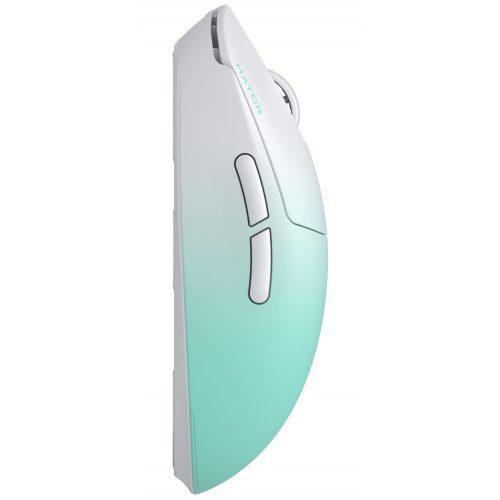 Миша HATOR Quasar 3 Ultima 8K Wireless (HTM761) White/Mint купити в Україні: Київ, Львів, Хмельницький, Тернопіль, Івано-Франківськ | Низька ціна, відгуки, характеристики від TELEMART фото