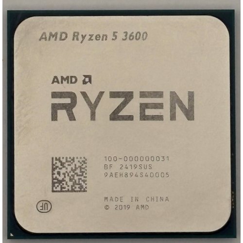 Процесор AMD Ryzen 5 3600 3.6(4.2)GHz 32MB sAM4 Box (100-100000031AWOF) (Відновлено продавцем, 894302) купити в Україні: Київ, Львів, Хмельницький, Тернопіль, Івано-Франківськ | Перевірка сумісності, низька ціна, відгуки, характеристики від TELEMART фото