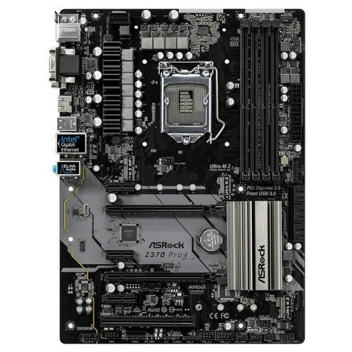 Продати Материнська плата AsRock Z370 Pro4 (s1151, Intel Z370) (Cледы эксплуатации) за Trade-In у інтернет-магазині Телемарт - Київ, Дніпро, Україна фото