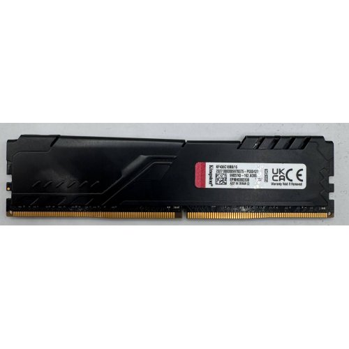 Озу Kingston DDR4 16GB 3600Mhz FURY Beast Black (KF436C18BB/16) (Восстановлено продавцом, 894438) купить в Украине: Киев, Днепр, Харьков, Одесса  | Проверка совместимости, низкая цена, отзывы, характеристики от TELEMART фото