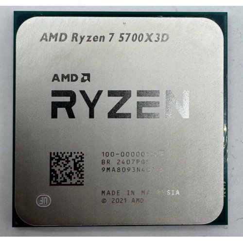 Процесор AMD Ryzen 7 5700X3D 3.0(4.1)GHz 96MB sAM4 Tray (100-000001503) (Відновлено продавцем, 894439) купити в Україні: Київ, Львів, Хмельницький, Тернопіль, Івано-Франківськ | Перевірка сумісності, низька ціна, відгуки, характеристики від TELEMART фото