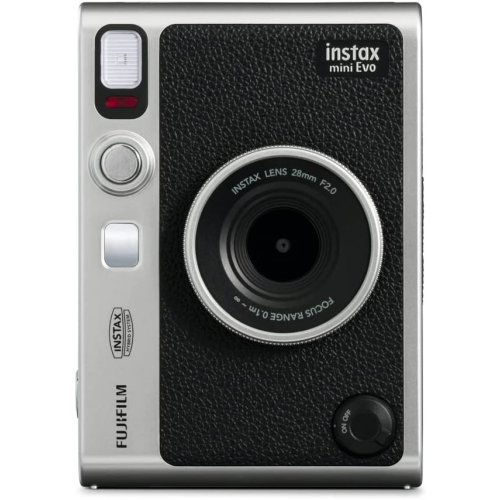 Фотокамера миттєвого друку Fujifilm Instax Mini EVO (16745157) Black купити в Україні | Telemart фото