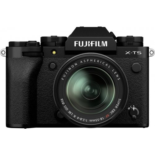Беззеркальный фотоаппарат Fujifilm X-T5 Kit (XF 18-55mm f/2.8-4) (16783020) Black купить в Украине | Telemart фото