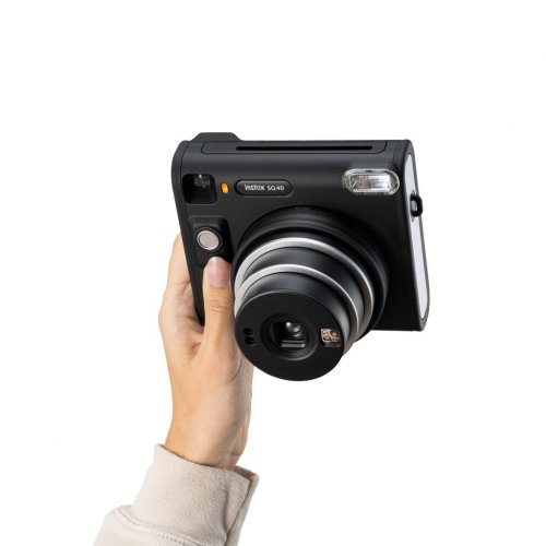 Фотокамера миттєвого друку Fujifilm Instax SQ40 (16802802) Black купити в Україні | Telemart фото