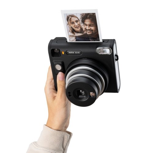 Фотокамера миттєвого друку Fujifilm Instax SQ40 (16802802) Black купити в Україні | Telemart фото