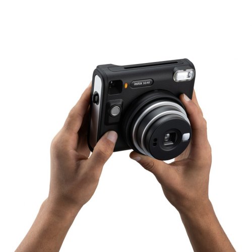 Фотокамера миттєвого друку Fujifilm Instax SQ40 (16802802) Black купити в Україні | Telemart фото