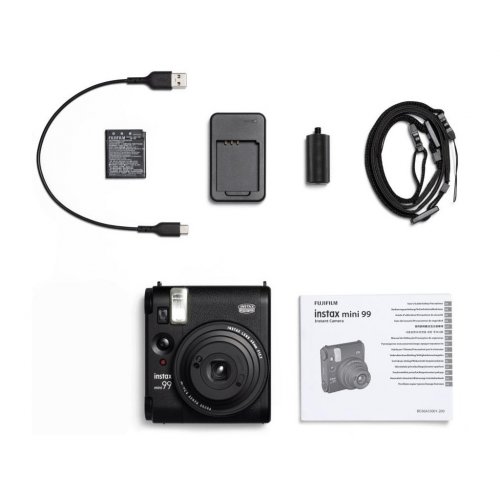 Фотокамера миттєвого друку Fujifilm Instax Mini 99 (16823519) Black купити в Україні | Telemart фото